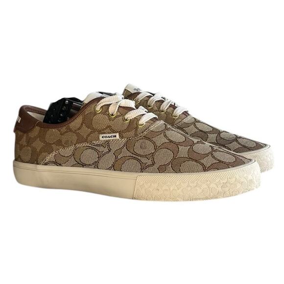 Womens Coach Citysole Skate C2705 Canvas Sneaker Shoes Size 10B Brown Comfort - Picture 3 of 6